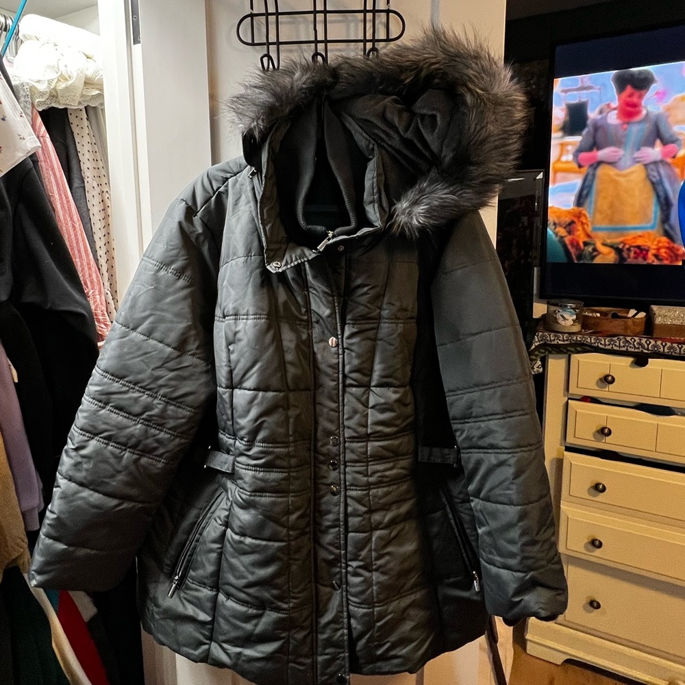 INTL Details Parka Winter Coat